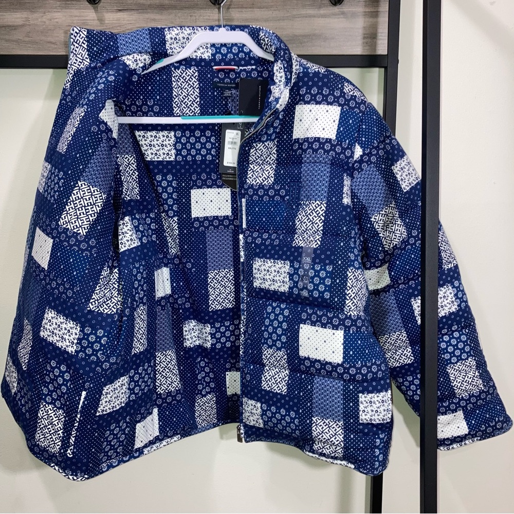 Tommy Hilfiger Patchwork Quilt Puffer Jacket Coat… - image 7